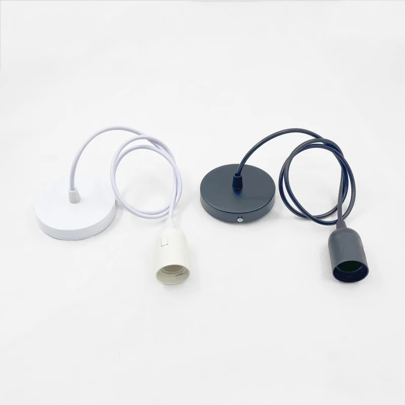 E27 Blubs Screw Lamp Bases Holder Chandelier Line Chandelier Restaurant Light Single Head lamp Holder Lamp Chandelier