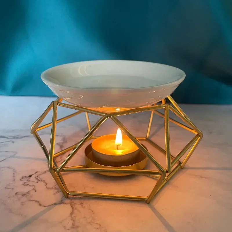 ضوء فاخر البخور الحديد شمعة تايبي النمط الأوروبي البخور لوحة مكتب غرفة نوم الروائح الديكور الفيلم الدعائم الشمال