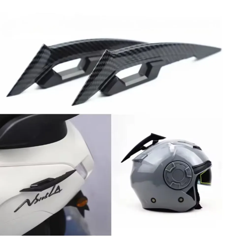 2PCS Sport Bike Wing Decor Sticker, Universal Version, Dedicated Fixed Wing Modification Personalized Body Sticker