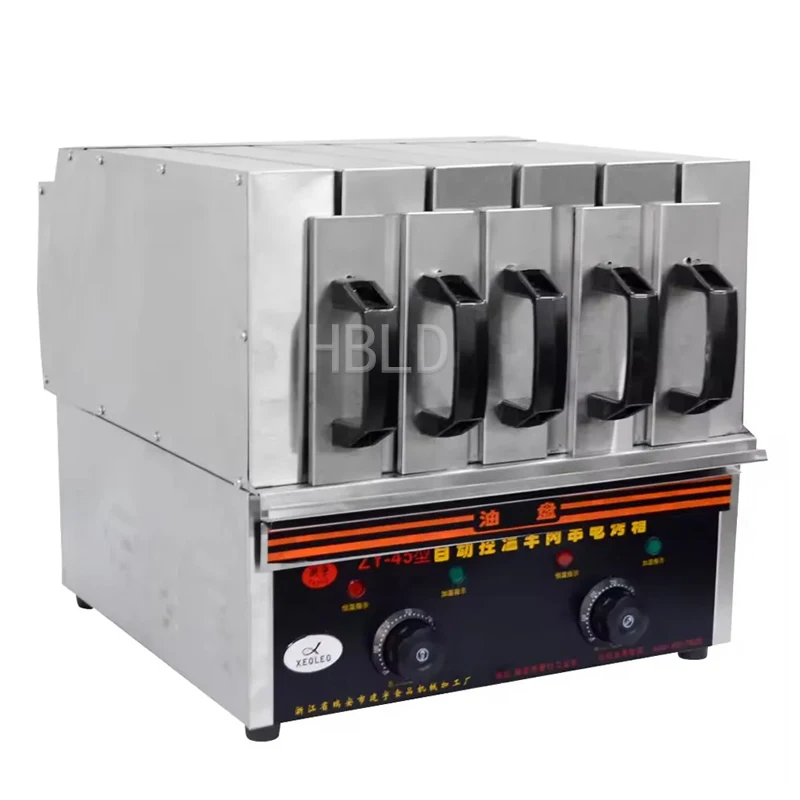 Electric Barbecue Skewer Roaster, Commercial Kebab Baking Machine, Stainless Steel Catering Grilling Equipment