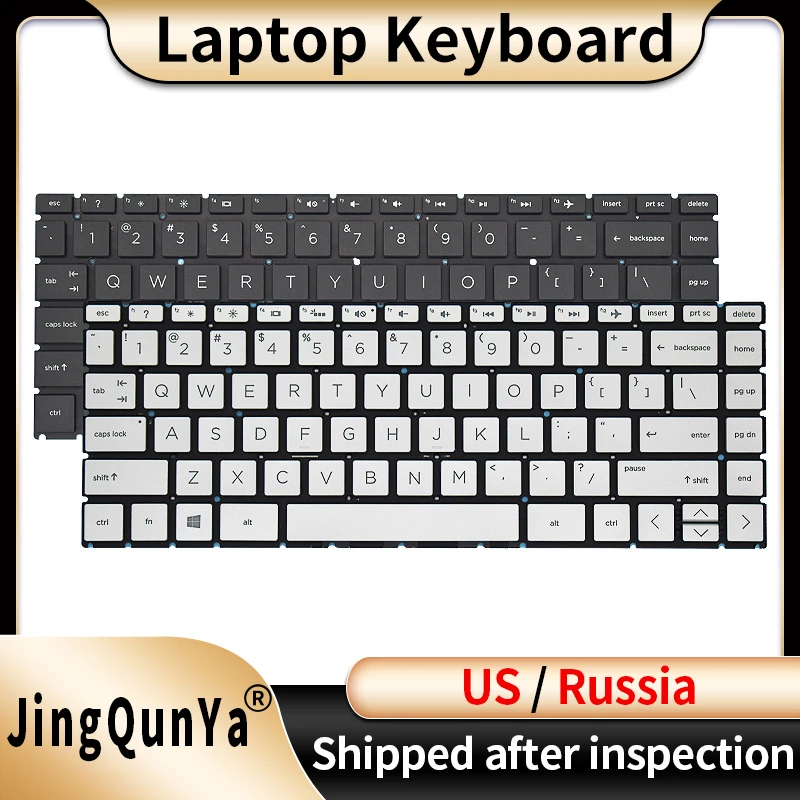 US/RU/Russian Backlit Laptop Keyboard For HP Pavilion 14-CM/CD/CK 14S-DK C121 I131 l131 240/246/245 G7 Replacement