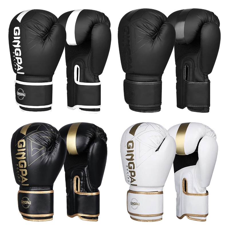 Professionelle 6/8/10/12/14oz Boxhandschuhe PU Muay Thai MMA Beruf Kickboxen Erwachsene Sandsack Trainingshandschuhe Ausrüstung – Detail 17
