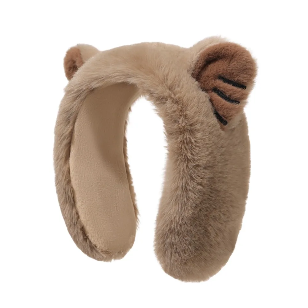 

Fashion Plush Winter Bear Earmuffs Anti-Freeze Thickening Ear Warmer Cartoon Keep Warm Ear Protection Cover for Women Girls