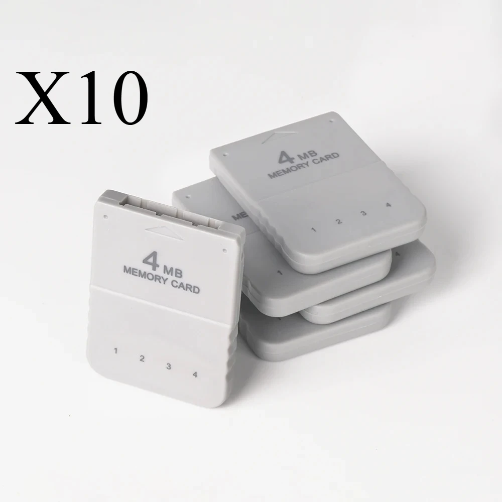 10x 4M Memory Card for PS1 Save Game Card  for PlayStation1 PS One Game Consoles Data Saving Progress Memory Card