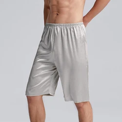 Men\'s Sleep Bottoms Home Silk Satin Pajamas Shorts Clothes Breathable New Men Sleep Bottoms Nightwear Sleepwear Boxers Panties