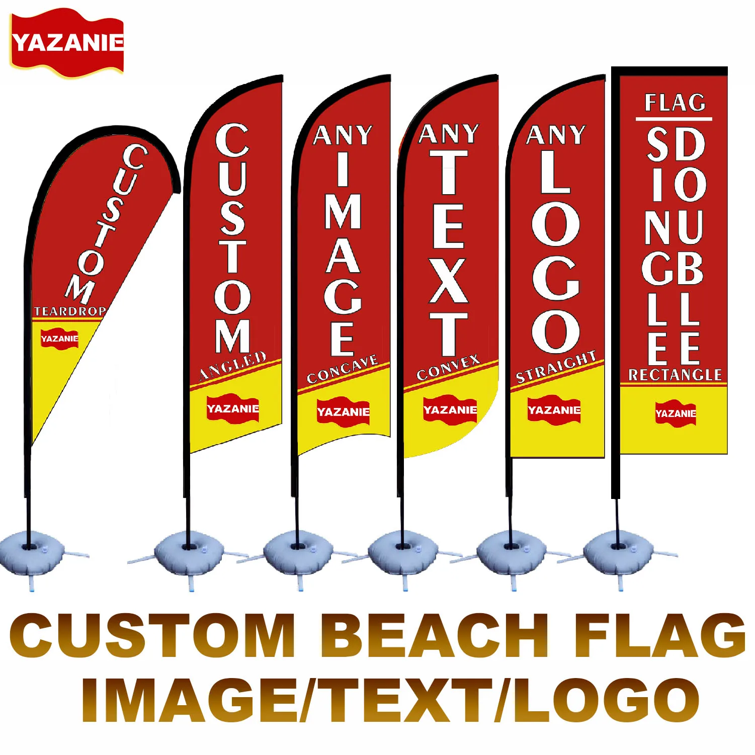 Drapeau personnalisé en plumes de plage Swooper, simple, Double face, imprimé, pour l'extérieur, les affaires, larme, pour événements publicitaires