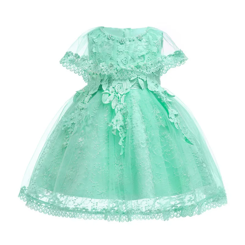 2022 new baby birthday dress lace 6M9M12M18M24M baby princess dress baby birthday photography clothing