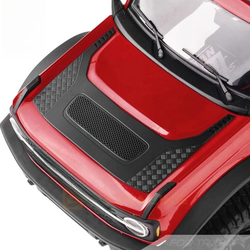 الفولاذ المقاوم للصدأ محاكاة زجاجة قطعة الزخرفية الملحقات ل 1/18 RC الزاحف سيارة Traxxas TRX4M فورد شرسة الحصان لتقوم بها بنفسك أجزاء