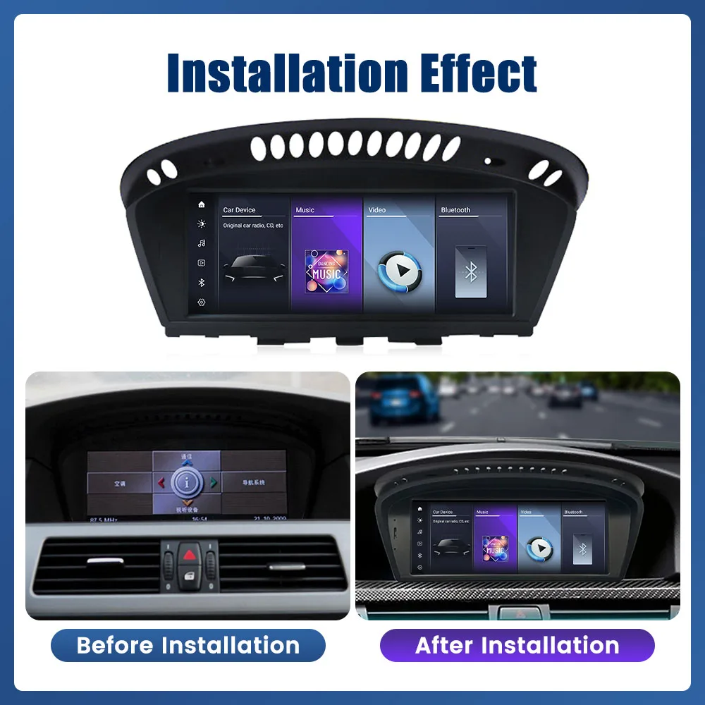 8.8” Car Radio For BMW 3/5 Series E60 E92 2007-2009 CCC System GPS Navigation Multimedia Display Headunit Video Player Carplay view 2