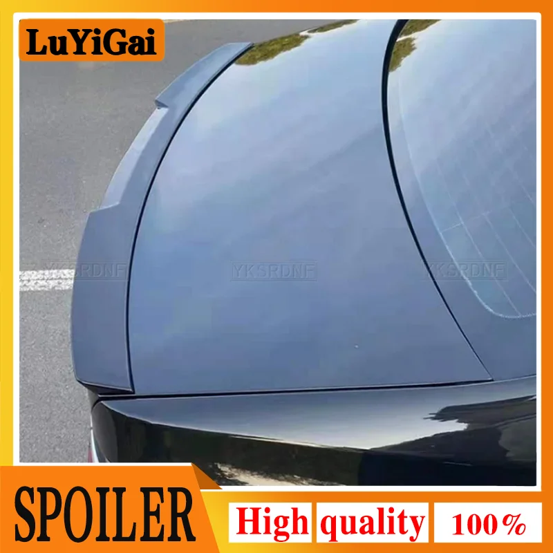 Carbon Color & Black Car Rear Trunk Spoiler Wing Lip For BMW G11 G12 7 Series Sedan 4-Door 2018 2019 2020 Boot Lip Wing Spoi