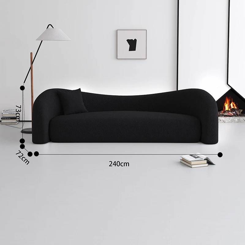 Cloth Modern Living Room Sofa Lazy Bedroom Luxury Lounge Living Room Sofa Nordic Floor Recliner Poltrona Cama Balcony Furniture