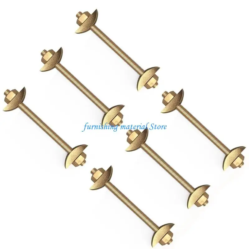 Zestaw złącza szynowego Y5GD 6PCS, w tym podkładki orzechowe do projektów obróbki drewna