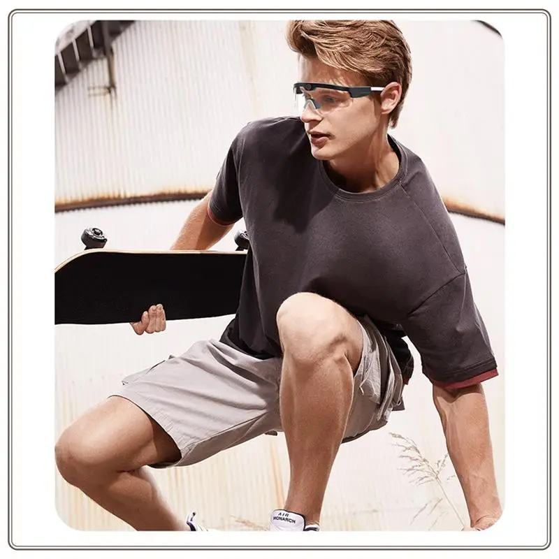 Надежные солнцезащитные очки с интеллектуальной мини-камерой HD, ветрозащитные солнцезащитные очки, полуоткрытые Bluetooth-динамики, спорт на открытом воздухе и вызов, HD I