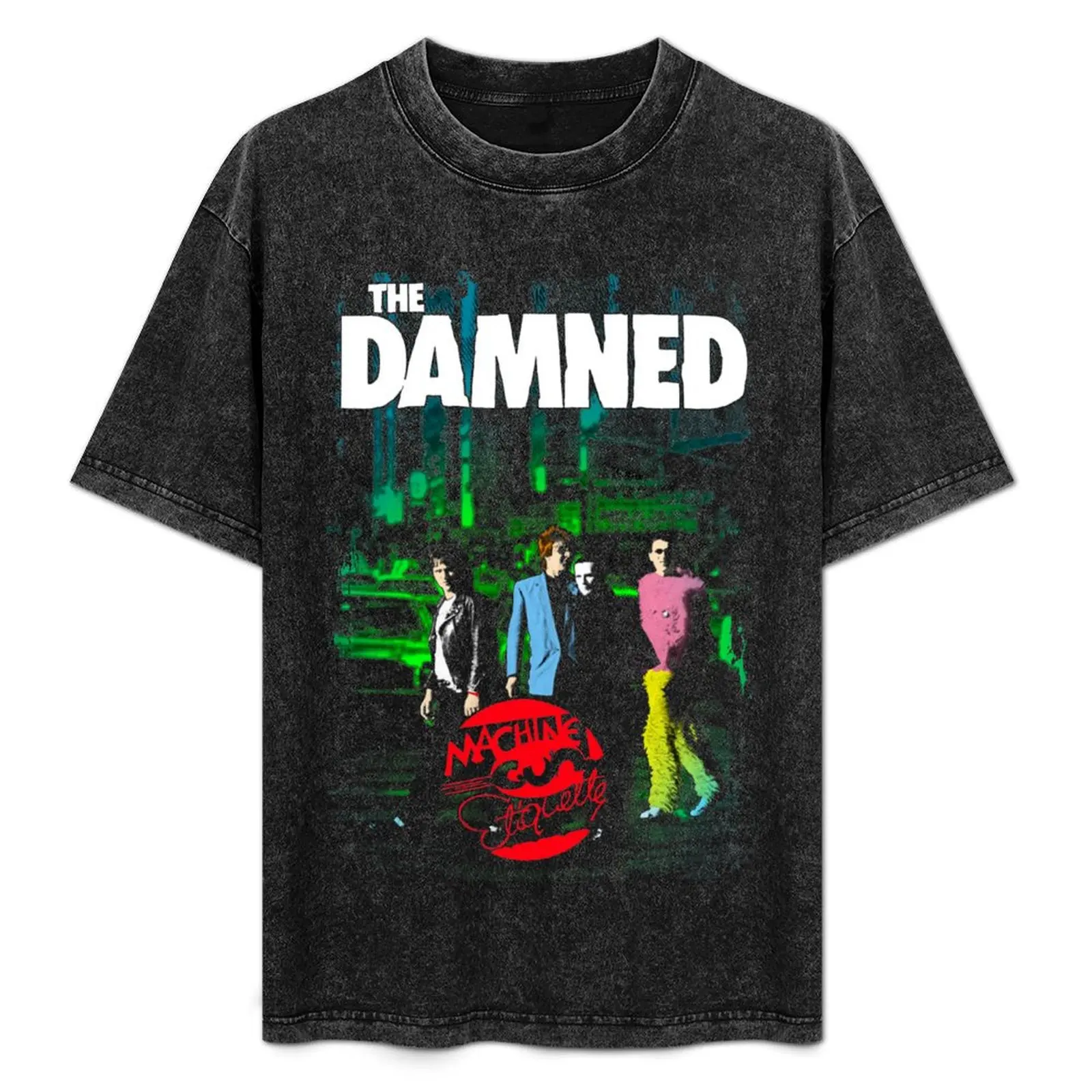

THE DAMNED MACHINE GUN ETIQUETTE T-Shirt Holiday Casual Short Sleeve Top