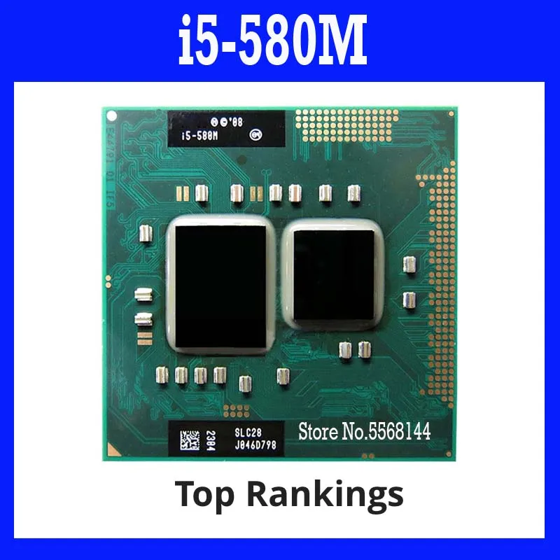 40%off i5-580M i5 580M SLC28 2.6 GHz Dual-Core Quad-Thread CPU Processor 35W Socket G1 / rPGA988A