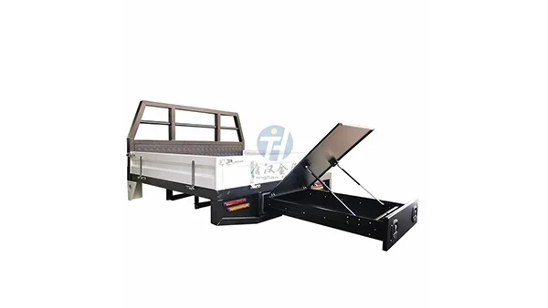 Aluminum ute tray and canopy with trundle drawer/mud guard and tool box