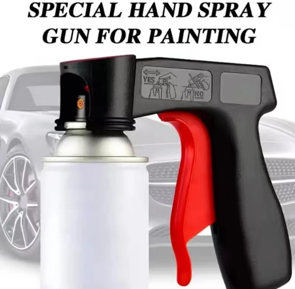 Spray Paint Handle Polishing Paint Spray Gun- Adaptor Instant-Aerosol- Trigger Handle For Car Body Repair Paint Sprayer