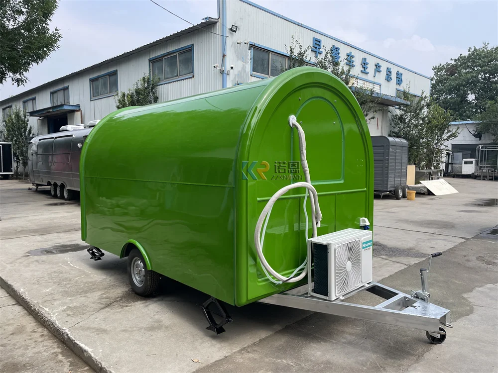 Carrello per gelato mobile per camion per alimenti personalizzato Carrello per hot dog concessione per ristorante di strada completamente attrezzato