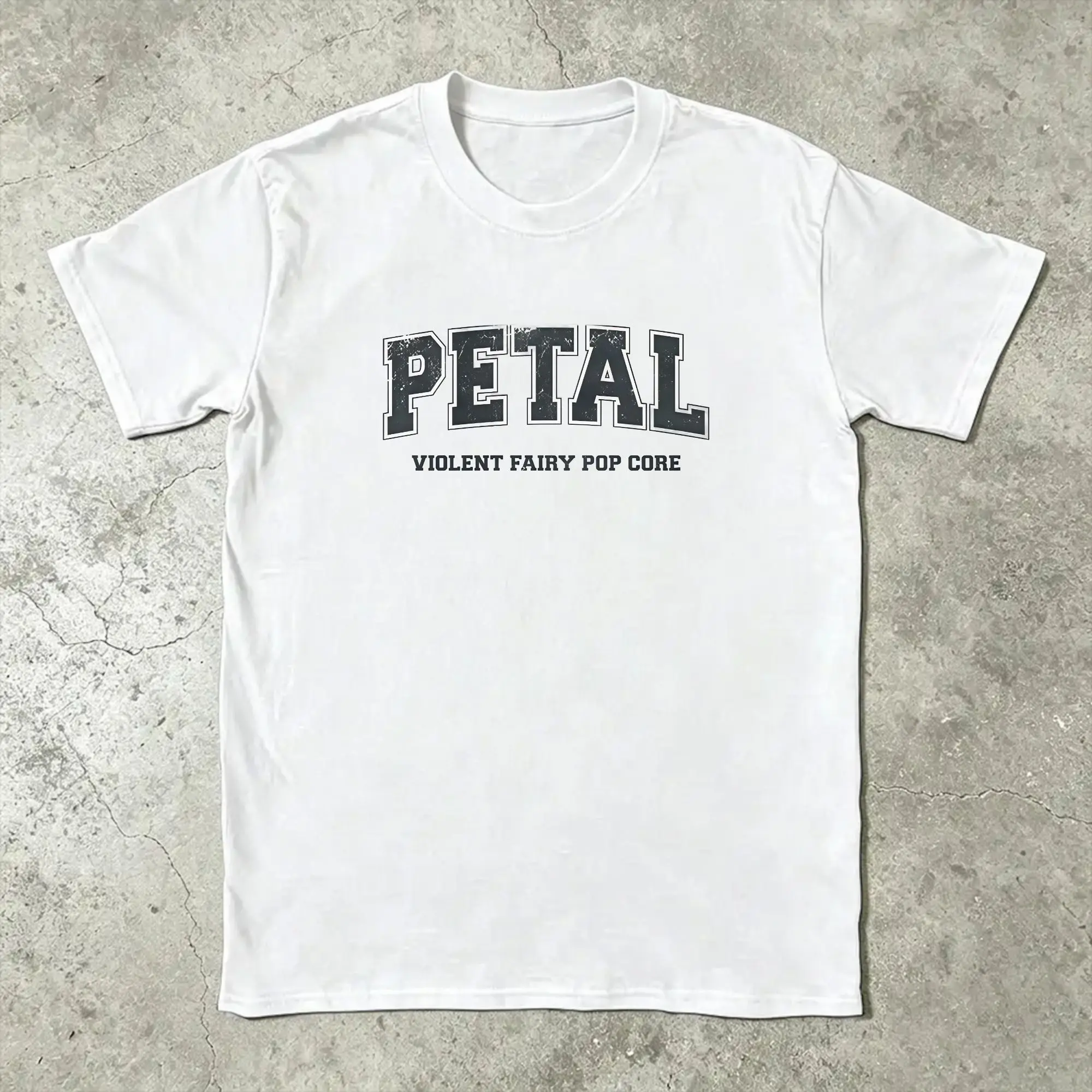 Funny A-Ariana Grande Petal Core T-Shirt Men Round Collar Pure Cotton T Shirt  Short Sleeve Tee Shirt Gift Idea Clothing