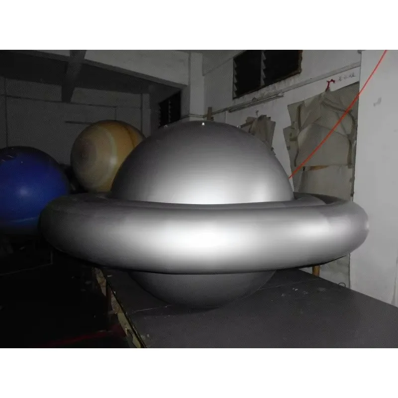 Promocyjny gigantyczny dmuchany balon na ogrzane powietrze w kształcie UFO z niestandardowym logo do celów reklamowych