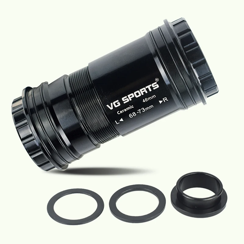 세라믹 축 MTB 도로 자전거 카운터 락 프레스 PF30 BB30, 초경량 68/73mm 나사 하단 브래킷 자전거 축 내구성 22/24mm