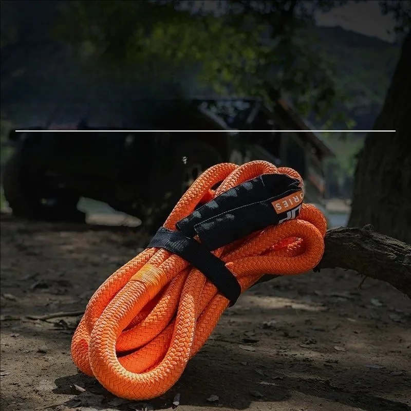 21Ton Nylon Elastic Trailer Rope for Off-road Vehicles, Specifically Designed for Rescue and Towing To Get Out of Trouble