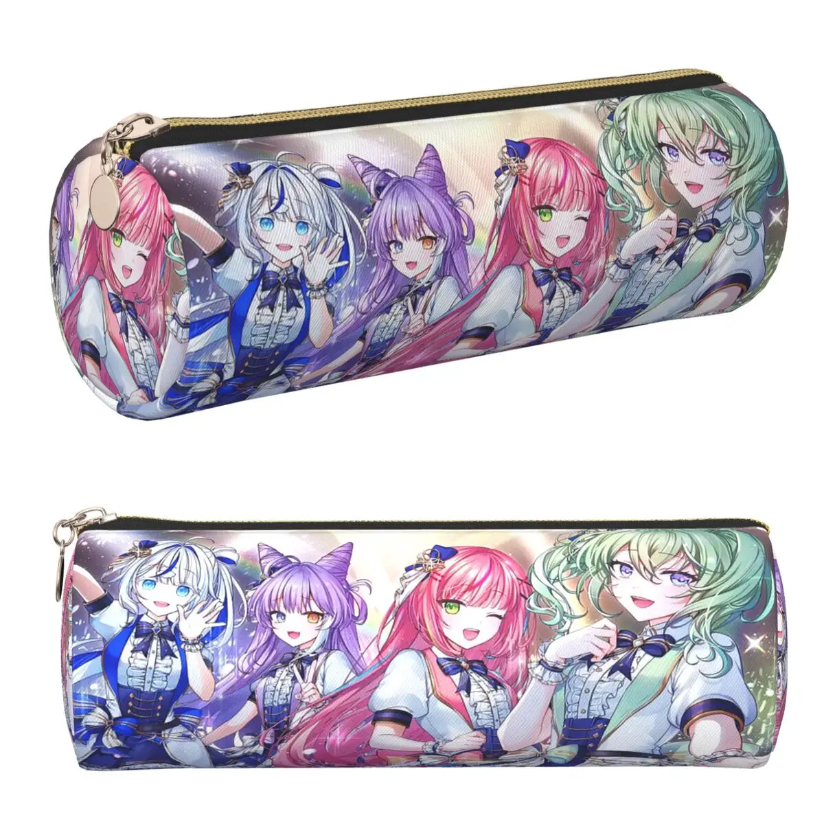 Niedliche Anime-Mädchen Kawaii Federmäppchen Stifthalter Aufbewahrung Schreibwaren Große Kapazität Stiftbox Federtasche für Jungen Mädchen Schule