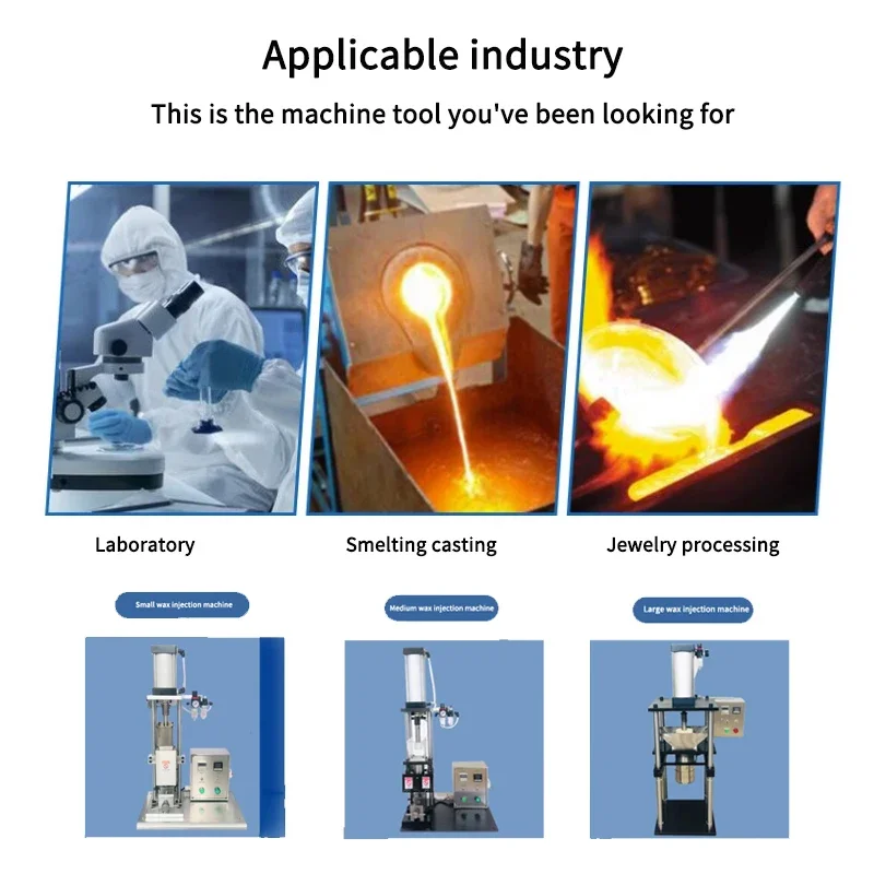 Medium-Size Steel Mold Precision Wax Injection Machine Ornament Jewelry Making Three-Dimensional Buddha Statue Casting Equipment