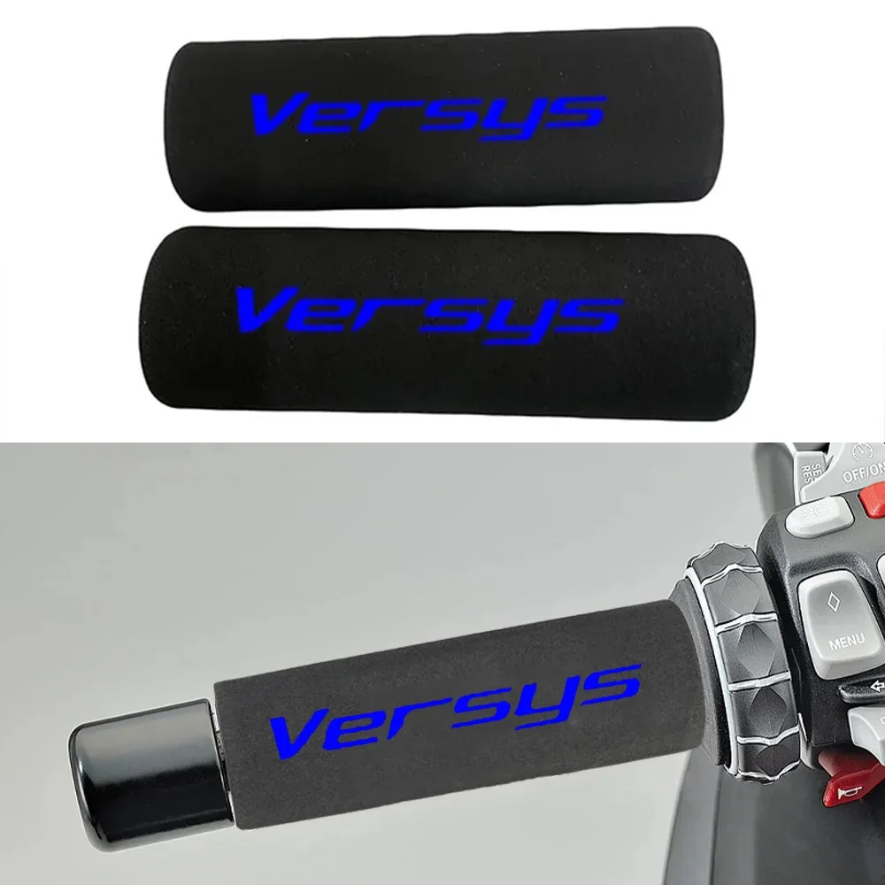 Grips Motorcycle Anti-slip Handlebar Grip for Versys1000 Versys650 Versys X-300 Shockproof Handlebar Grip Sponge Cover