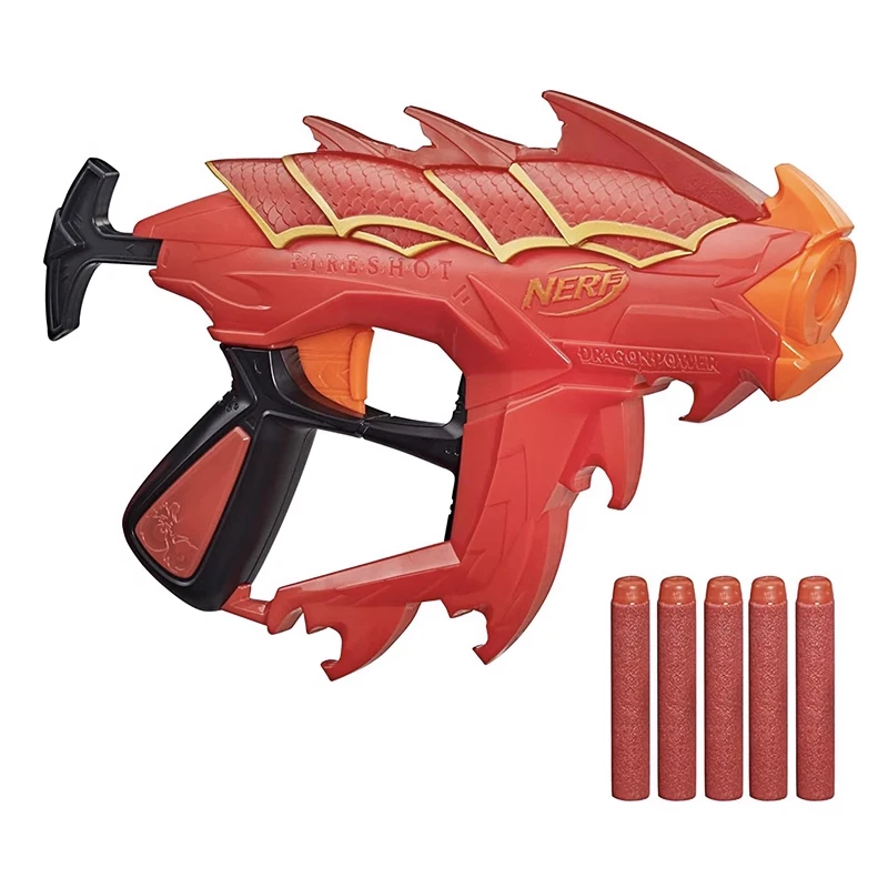 

Hasbro Heat Nerf D&D Dungeons & Dragons DragonPower Fireshot Red Dragon Orange Machine Action Figures Gift