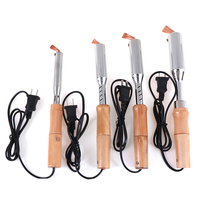 220V External heat copper Electric Soldering Iron 150W 200W 300W High Power Soldering Iron Chisel Tip Wood Handle