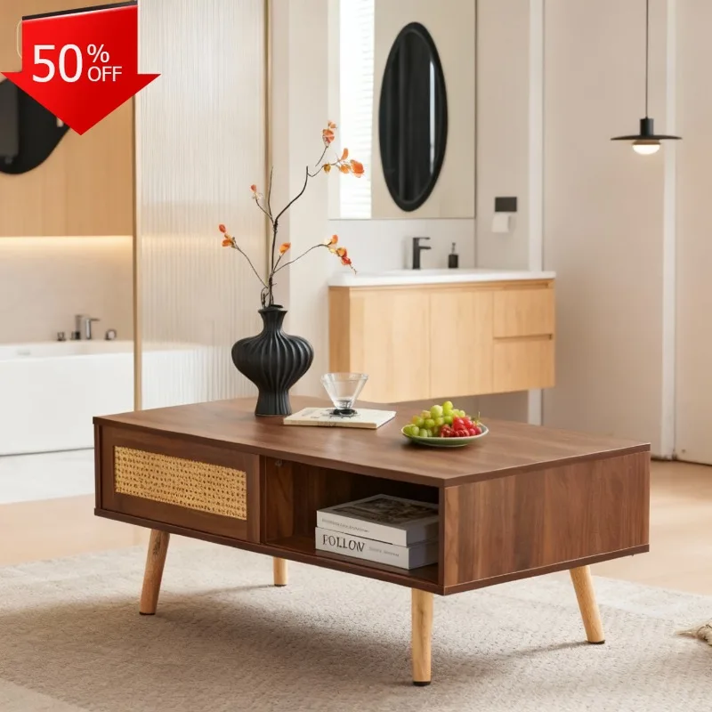 

Niche Furniture Clearance Extendable Coffee Table Living Room Modern Sofa Side Table Salon Lounge Center Tables Basses Live Desk