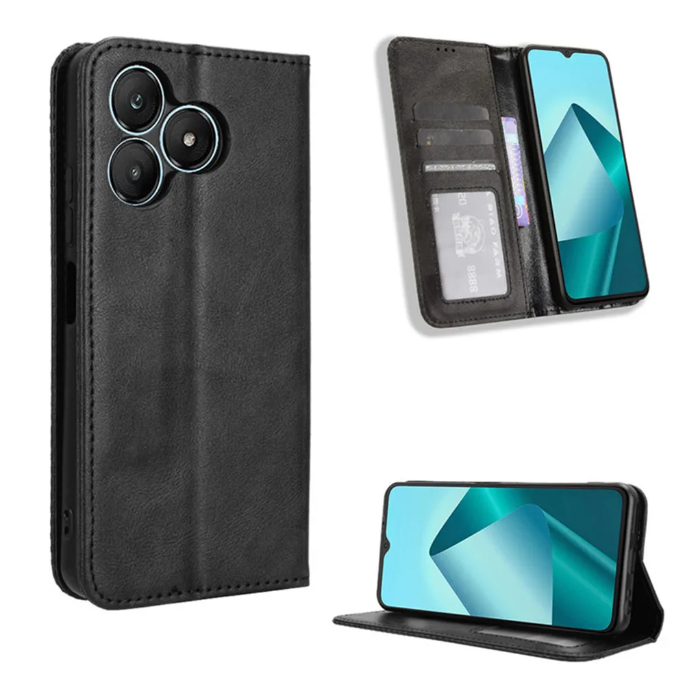 For Wiko T20 Case Luxury Flip PU Leather Wallet Magnetic Adsorption Case For Wiko T20 T 20 WikoT20 Phone Bags