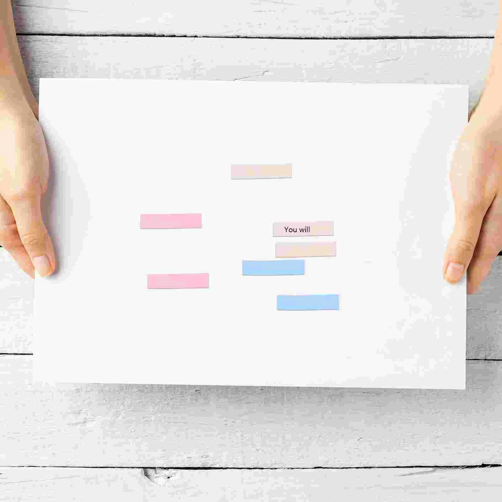 4 Boxes Page Marker Notes Tabs Book Labels Cream Good Looking Stickers Professional Sentence Markers Colored