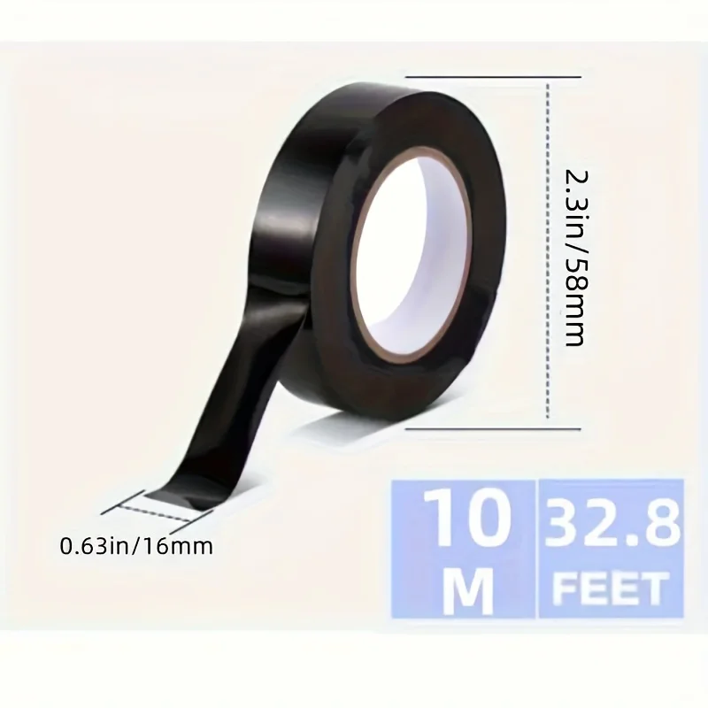 1/3Pcs Pvc Electrical Insulation Tape - Strong Adhesion, Heat and Weather Resistant, Moisture-Proof, Durable, Suitable for Wiring, Racket Grips, and Household Use
