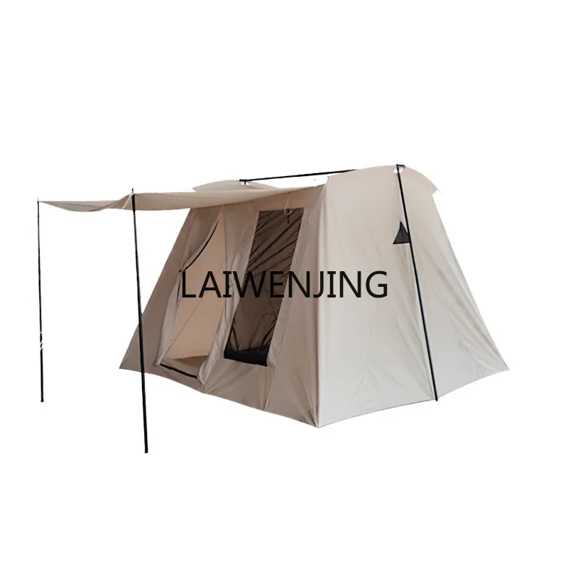 

LYN outdoor camp cotton American light luxury bow spring tent