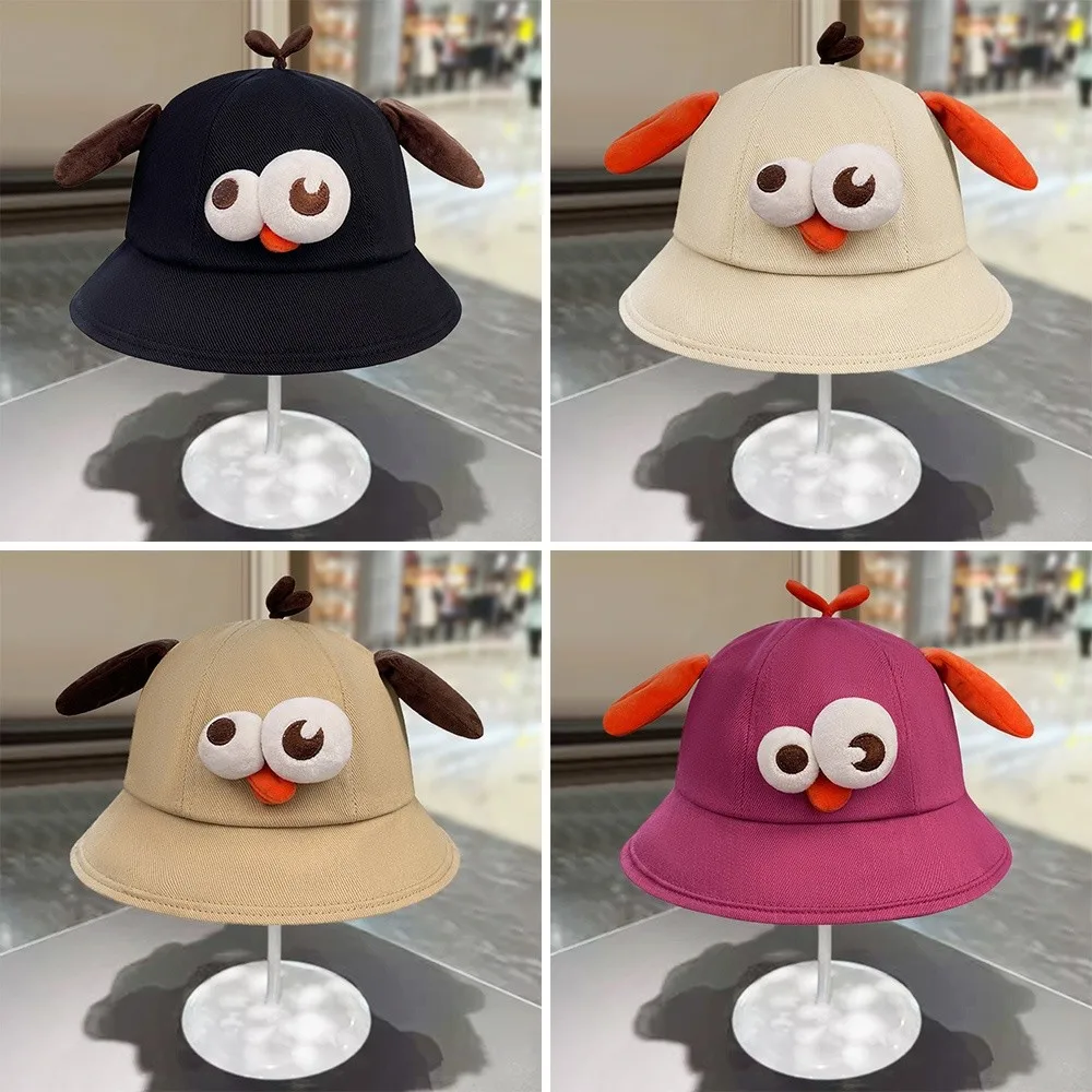 

Cute Cartoon Fisherman's Cap Funny Versatile Basin Cap Sunscreen and Shading Women Hat Sunshade Caps