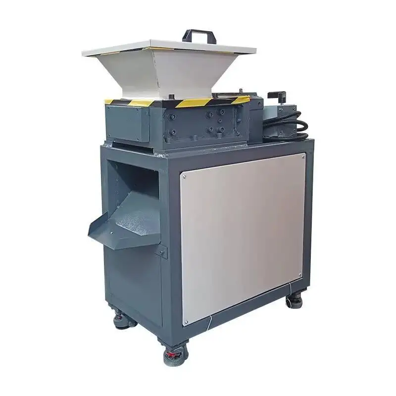 كسارة قوية صغيرة مزدوجة المحور متعددة الوظائف لأغطية الزجاجات والبلاستيك والورق المقوى والإطارات والخشب وتقطيع القماش #5