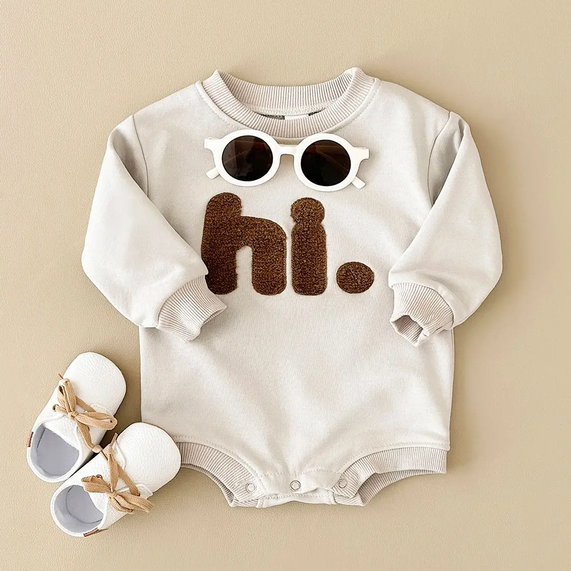 2024 New Spring Autumn Newborn Baby Clothes Romper Plush Hi Long Sleeved Jumpsuit Baby Boys Girls Clothes Infant Toddler 0-18M