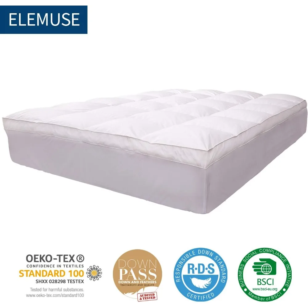 مرتبة إسفنجية الذاكرة المحمولة مقاس 4 بوصات كاملة الحجم - وسادة سرير قابلة للطي وقابلة للغسل ثلاثية الطي لنوم مريح على الأرض