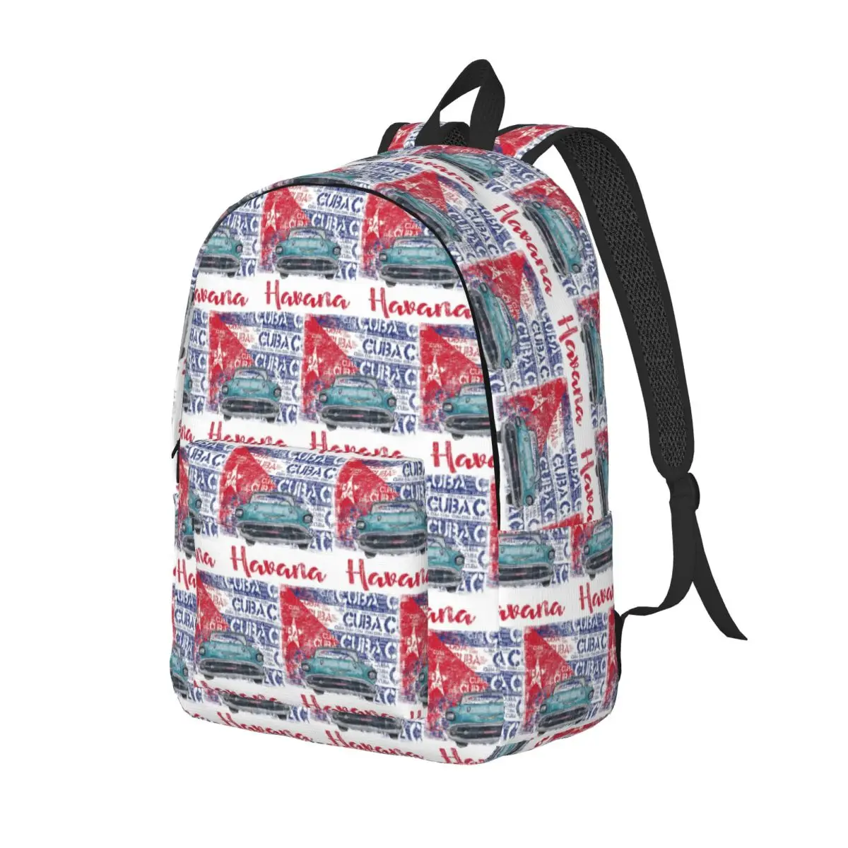Cuba Cuban Havana Flag Gift Backpack Daypack Large Capacity Children BookBag School Bag Shoulder Bags for Boys Girls