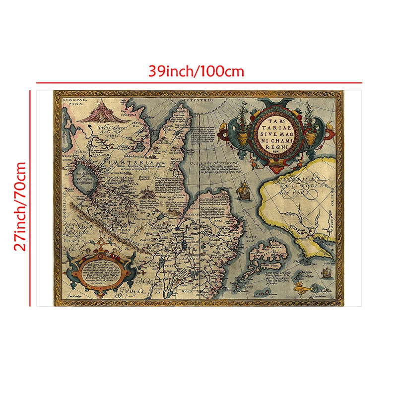 100x70cm Retro Spray World Map Classic Edition Mapa świata Plakaty i grafiki do biura szkolnego Materiały do domu Wystrój domu