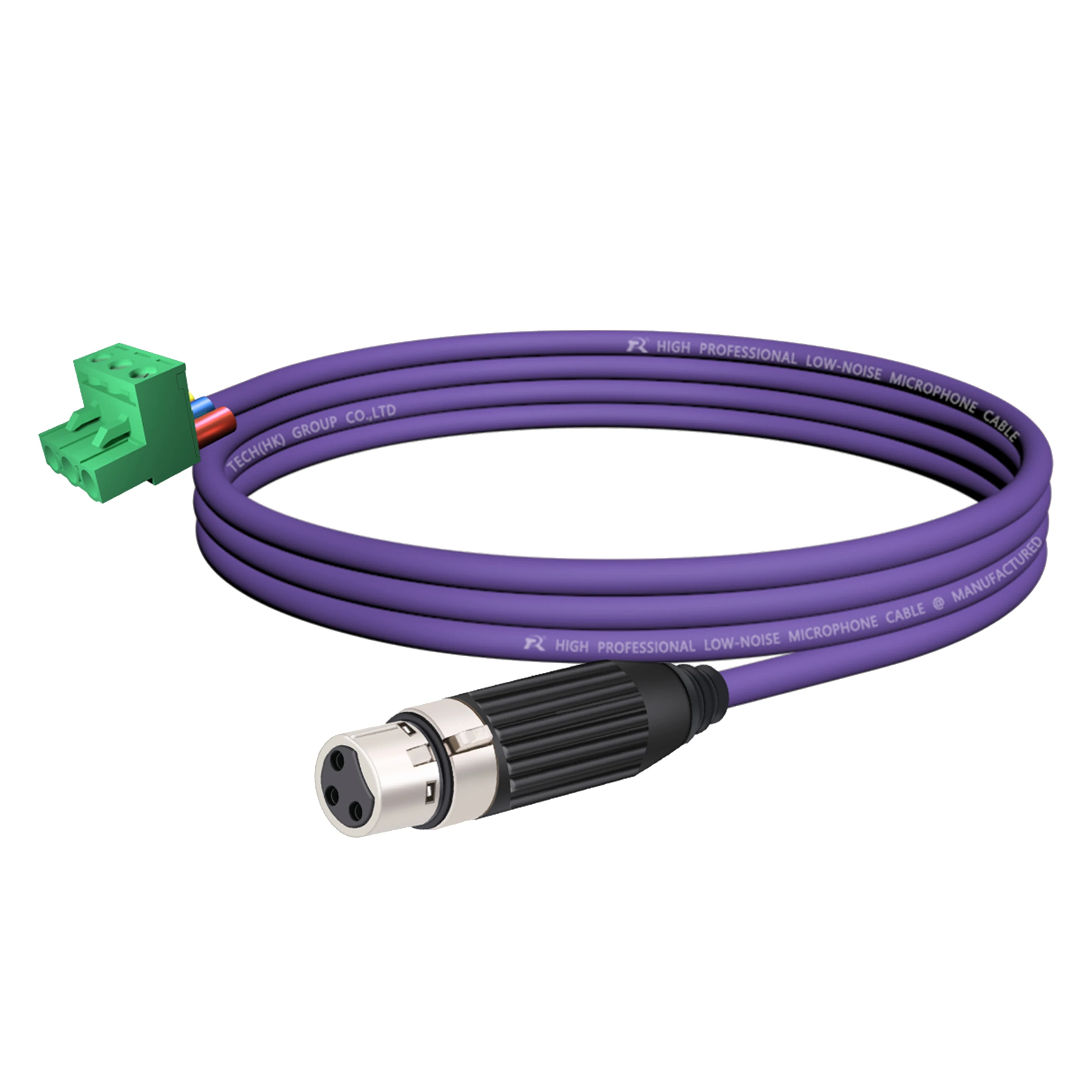 Phoenix-Terminal auf 3P-XLR-Kabel, 5,08 mm 3P steckbares Terminal auf XLR-Buchse-Verbindungskabel, versilberte Nadel, für Mikrofon – Detail 19