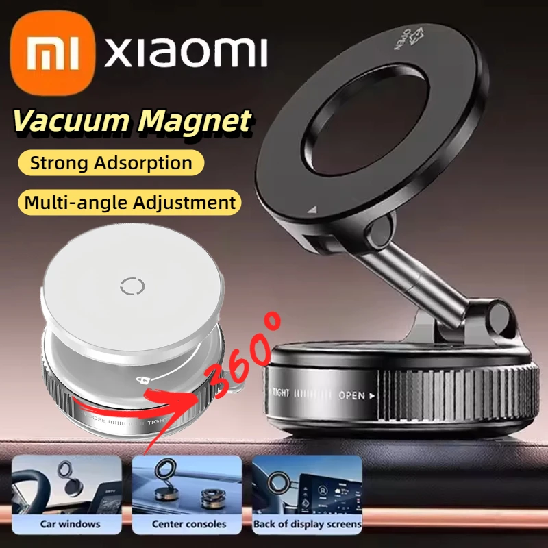 

Xiaomi Multi-angles 360° Adjustment Magnetic Vacuum Phone Bracket Strong Magnetic Suck Design Foldable Car Navigation Holder