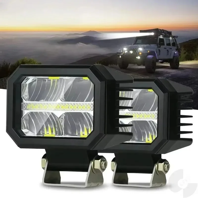 

Tiy 4-inch Off Road Vehicle Light Bar 6000K Spot Combo Daytime Driving Barra LED Headlight for ATV Car Trucks SUV ATV Boat