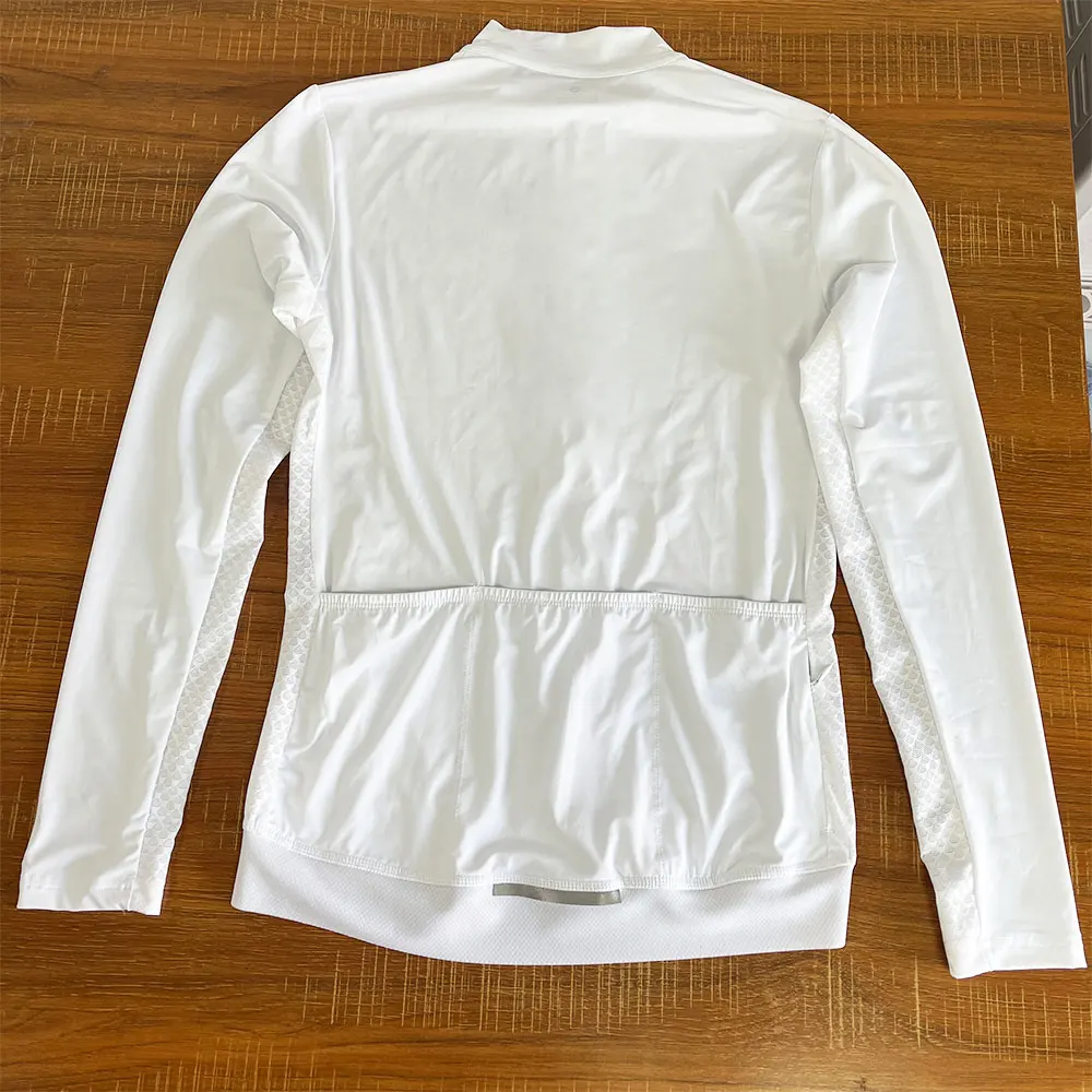 HISERWA Cycling Jersey Long Sleeve Men Pro Aero Slim Fit Cycling Jersey MTB Road Bike Clothing Breathable Quick Dry Shirt Bicycl image 5