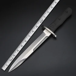 Outdoor knife High hardness forged fixed blade camping Utility knife including leather case