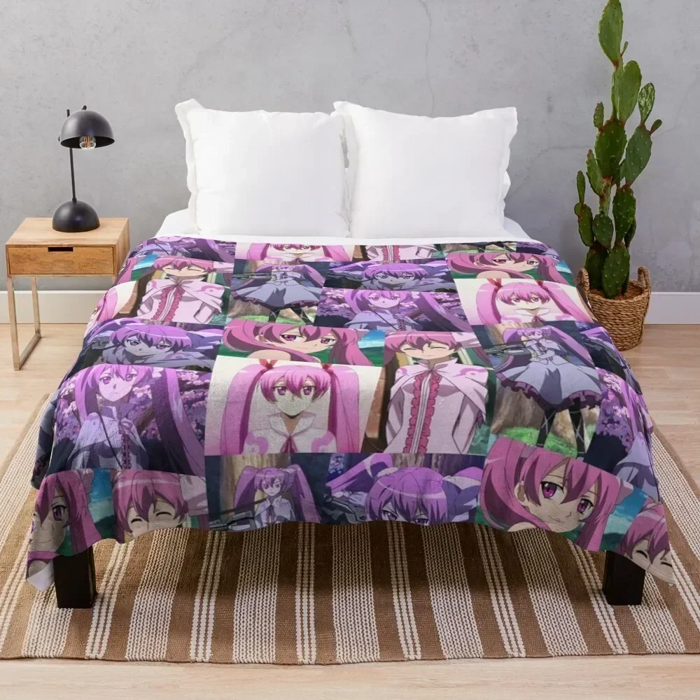 Anime Akame ga Kill Mine Throw Blanket Lightweight Warm Blanket for Travel Camping