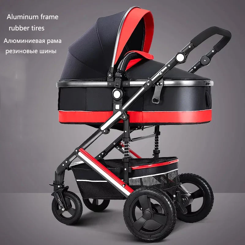 Wózek dziecięcy high landscape kinderwagen wózek noworodka wózek dla dziecka double faced push parm wózki dla dzieci noworodka wózki