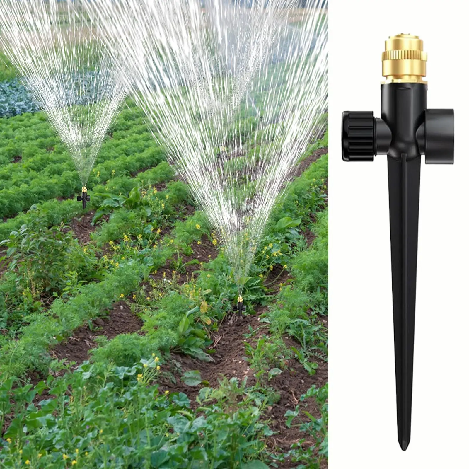 Lawn Sprinklers For Yard 360 Rotatable Irrigation Tool Weather-Resistant Full Coverage Sprinklers For Gardening Farm Lawn